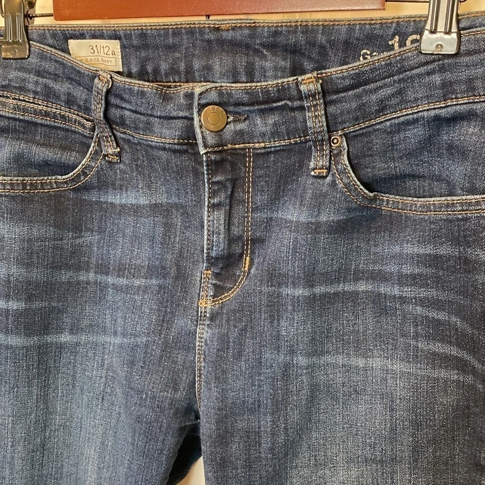 Gap Mid Rise Skinny Dark Wash Classic